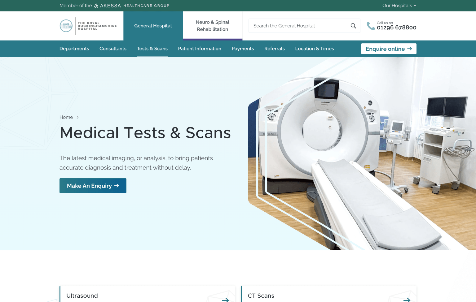 Screenshot of desktop device