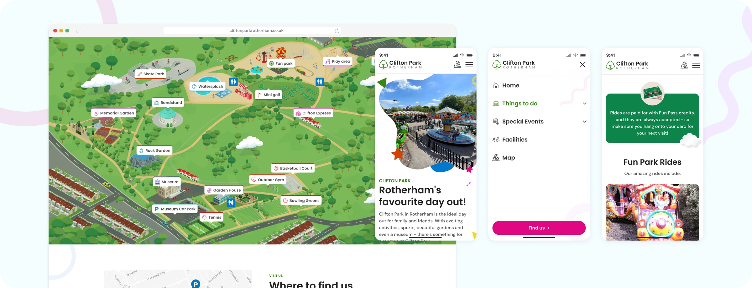Screenshot of device