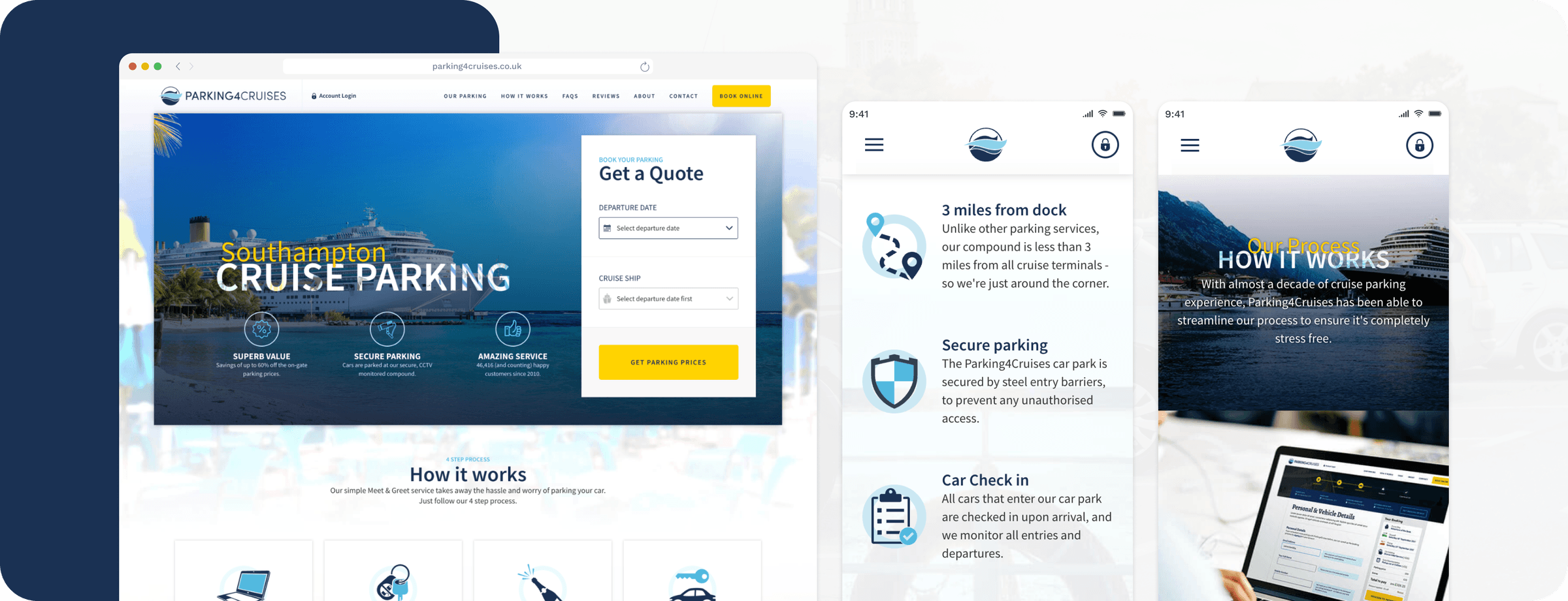 Screenshot of device