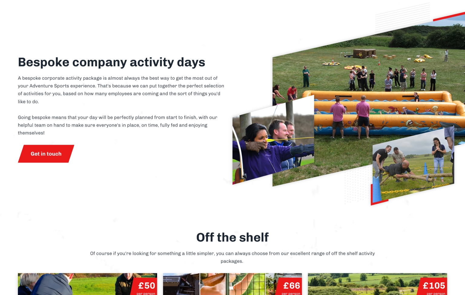 Screenshot of desktop device