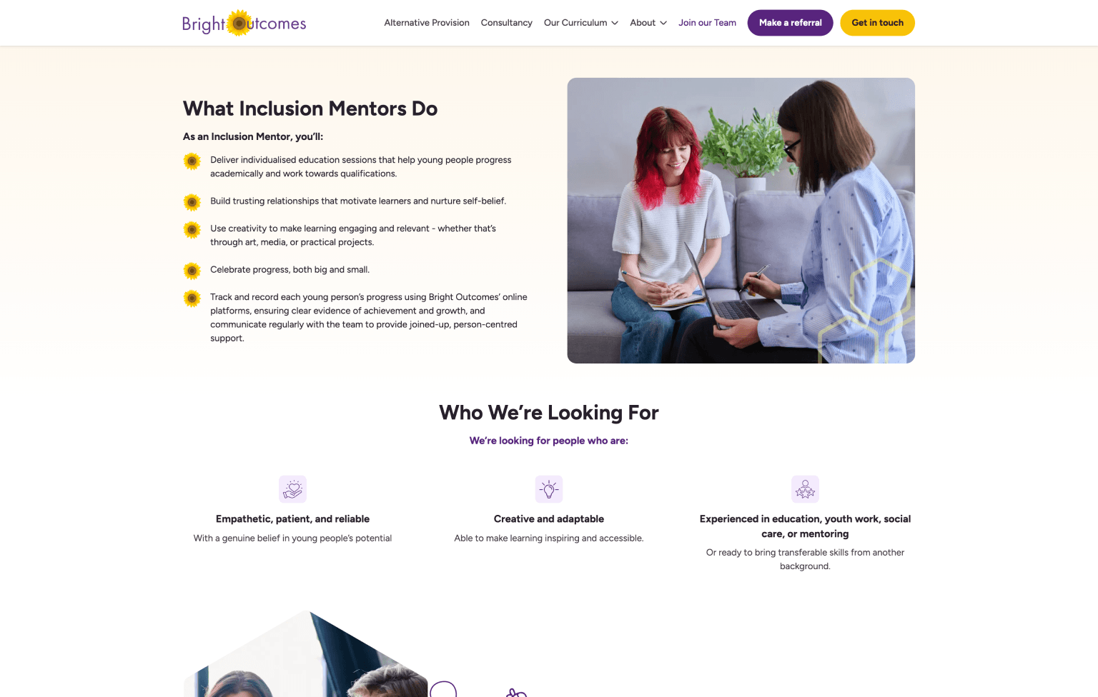 Screenshot of desktop device