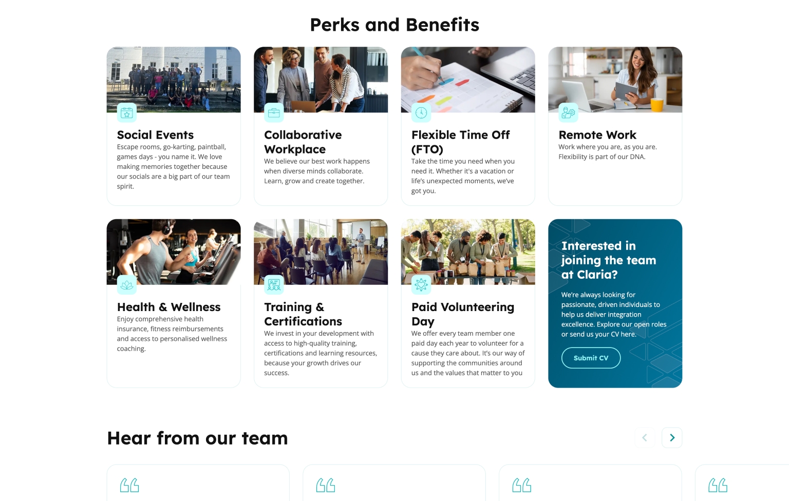 Screenshot of desktop device