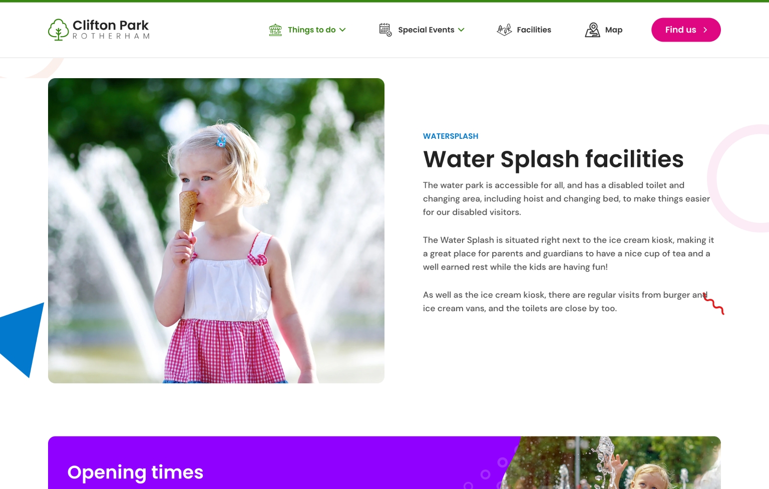 Screenshot of desktop device