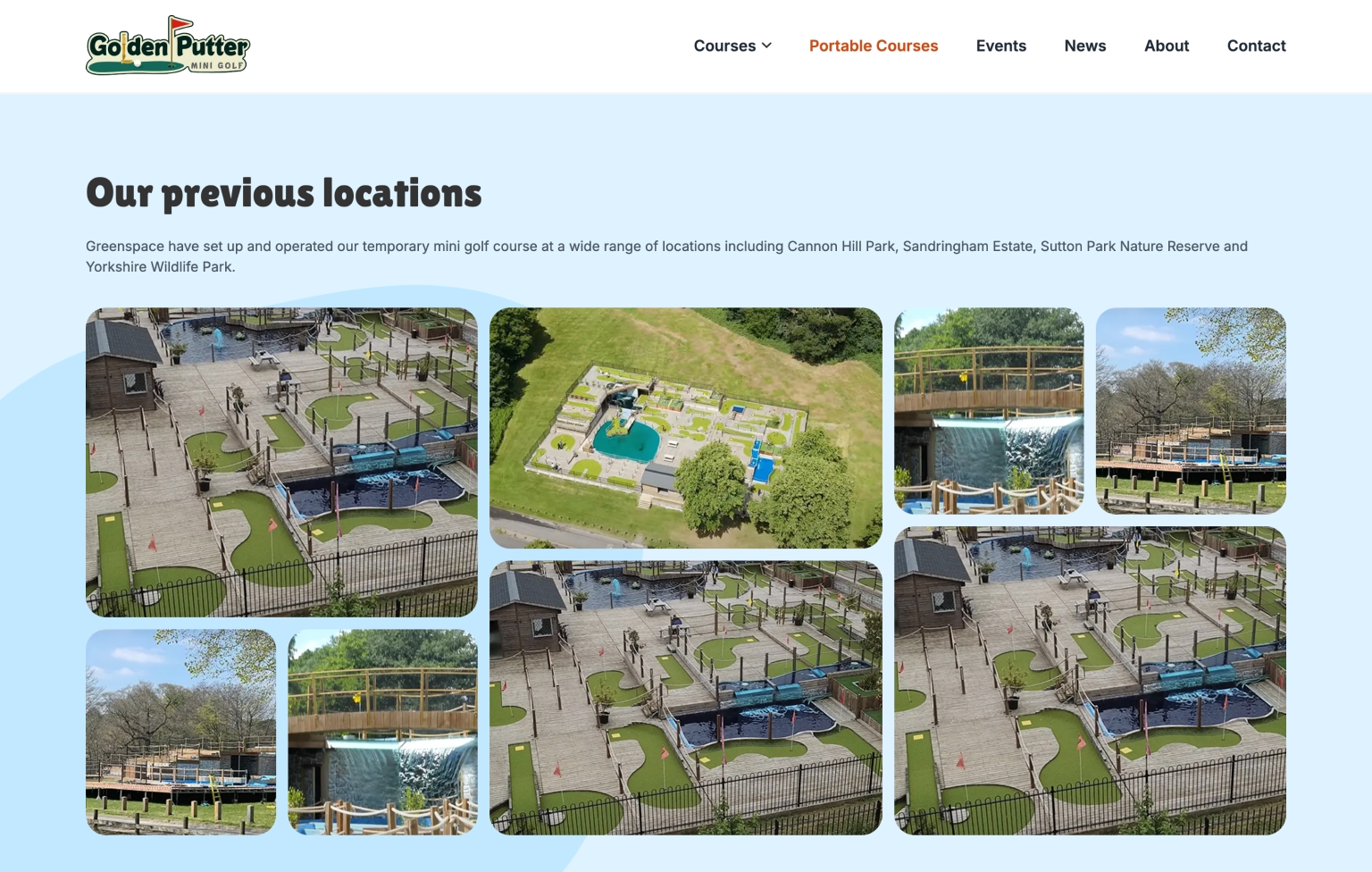 Screenshot of desktop device
