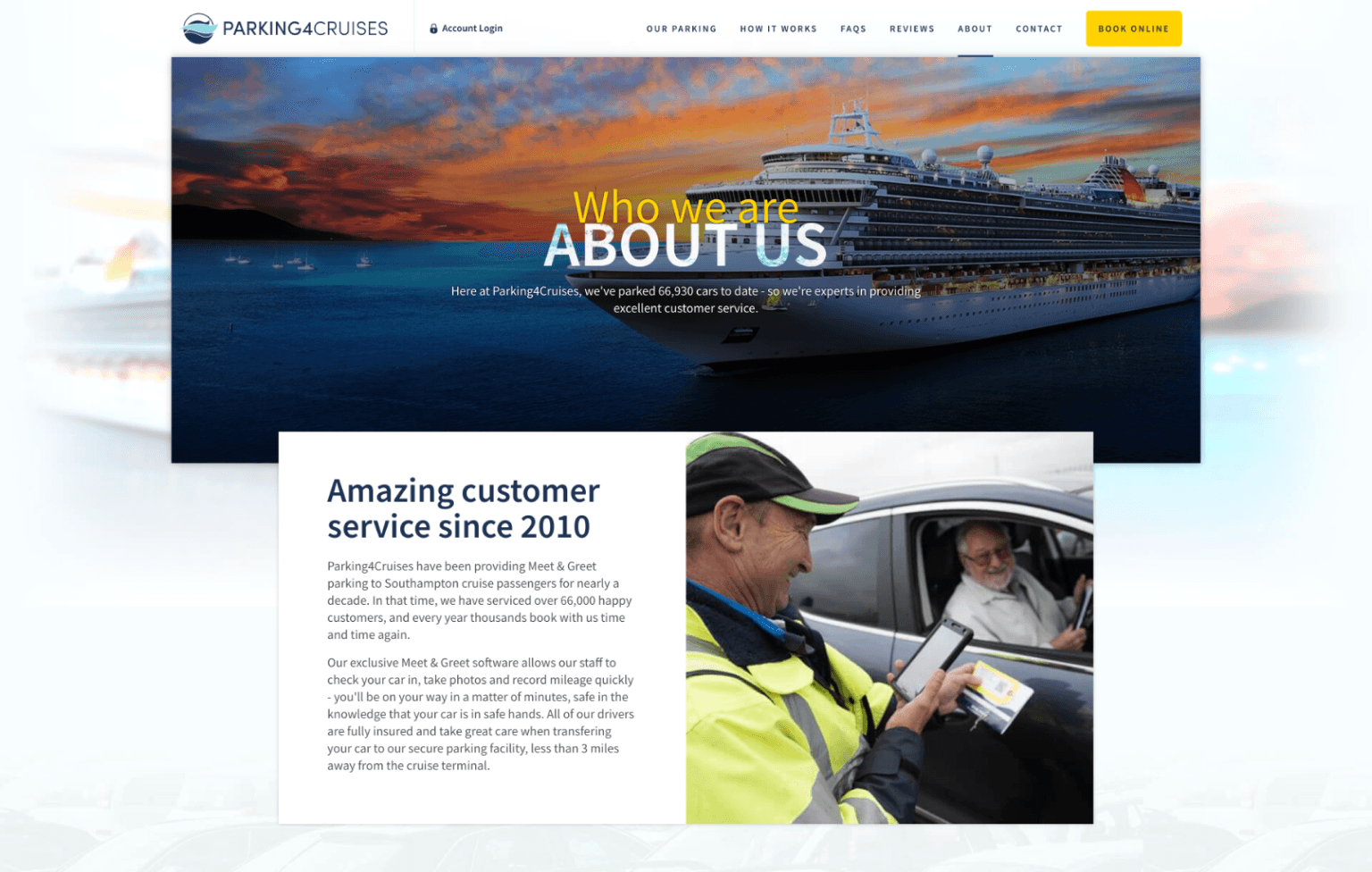 Screenshot of desktop device