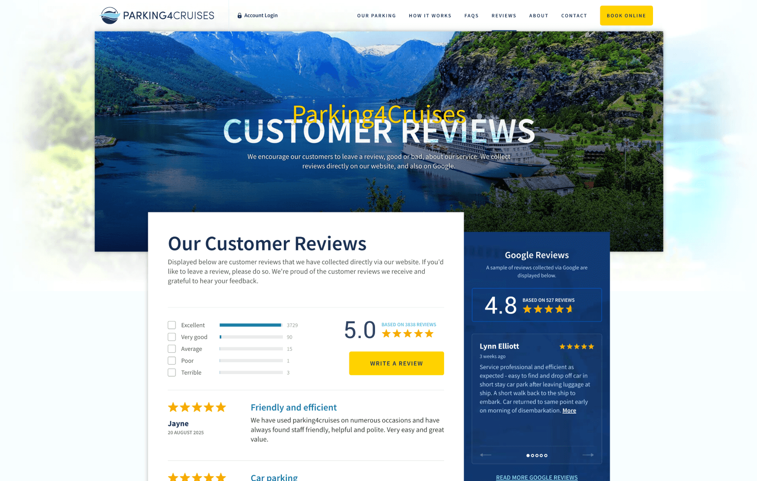 Screenshot of desktop device