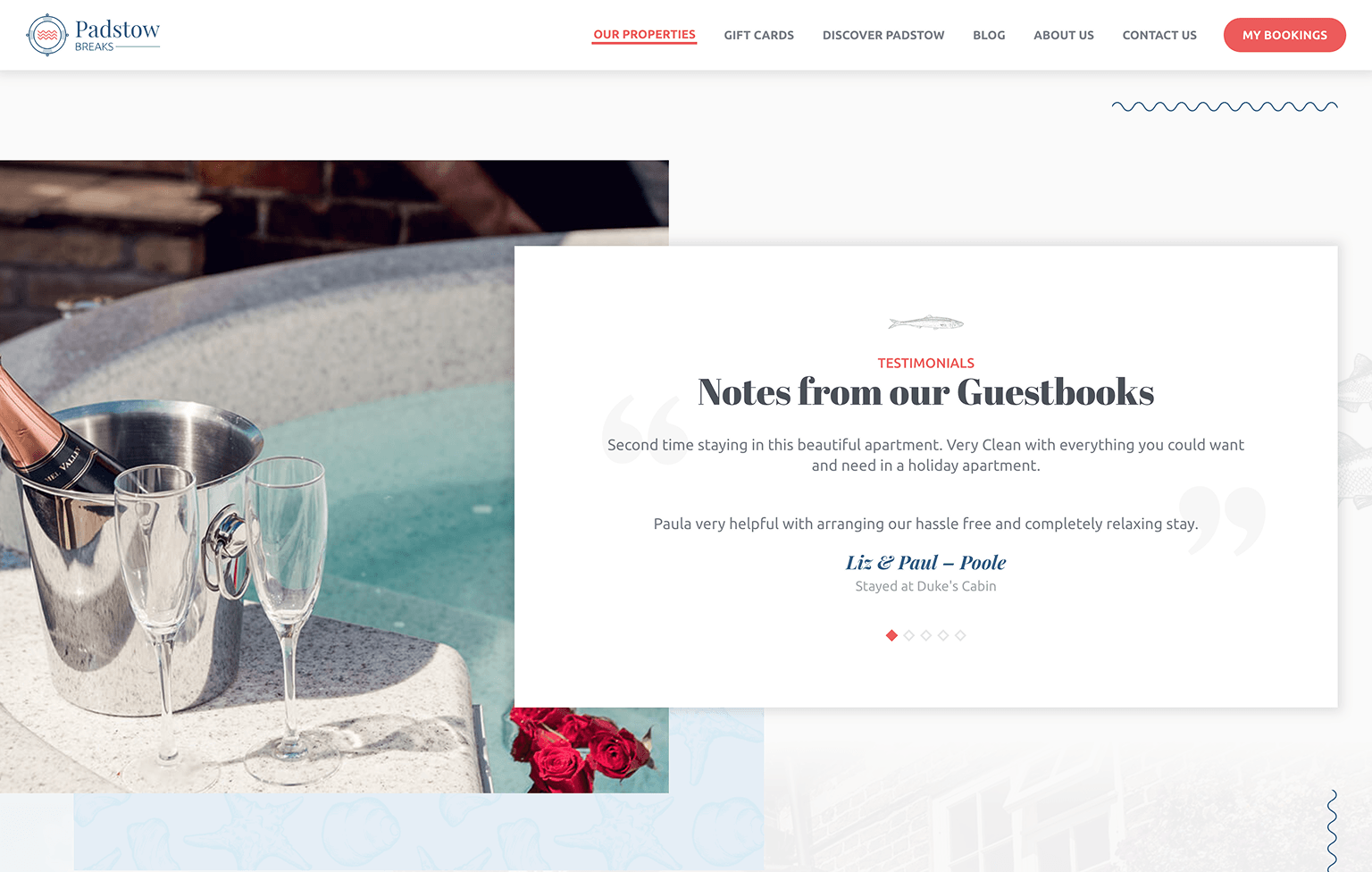 Screenshot of desktop device