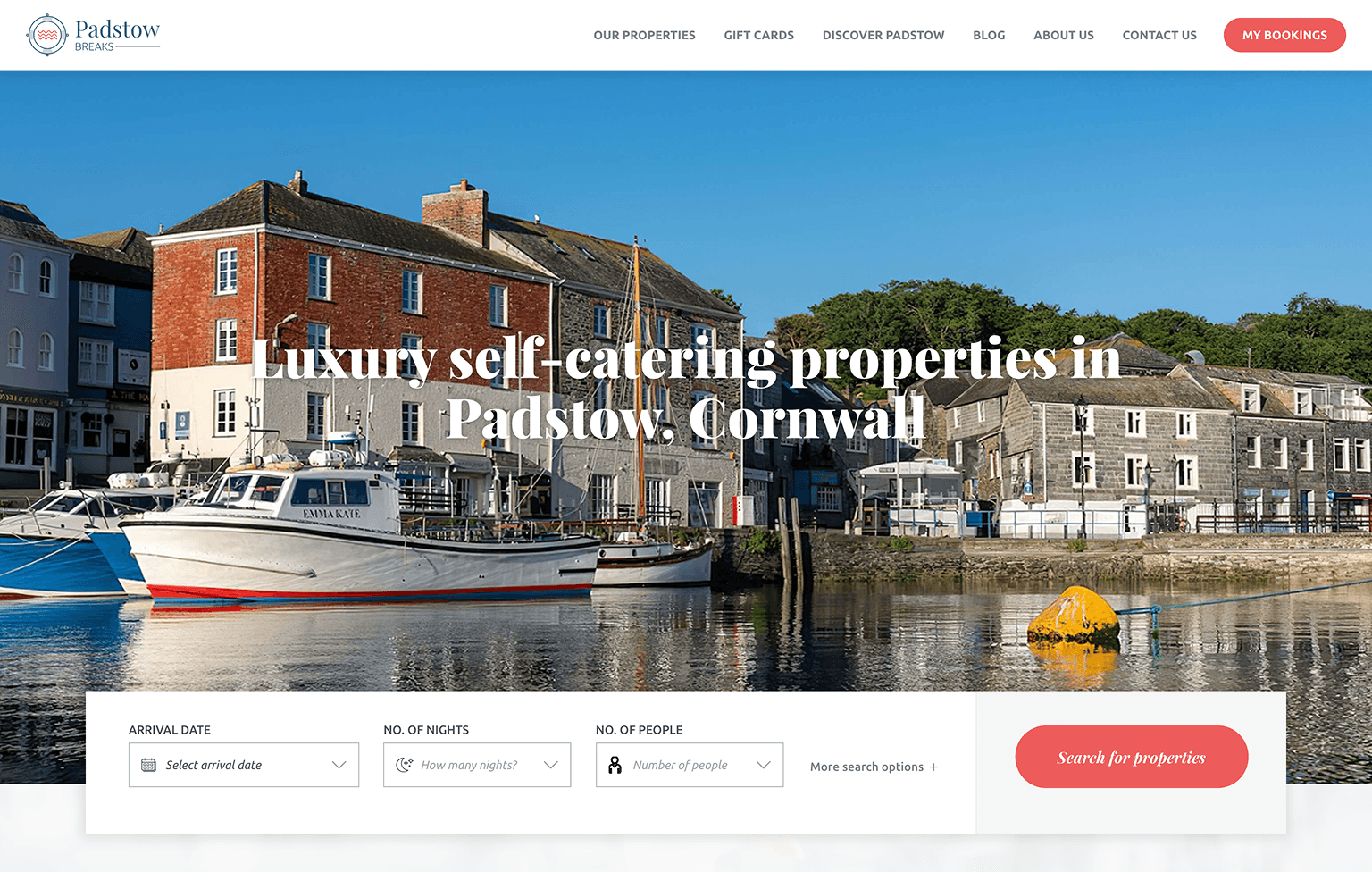 Screenshot of desktop device