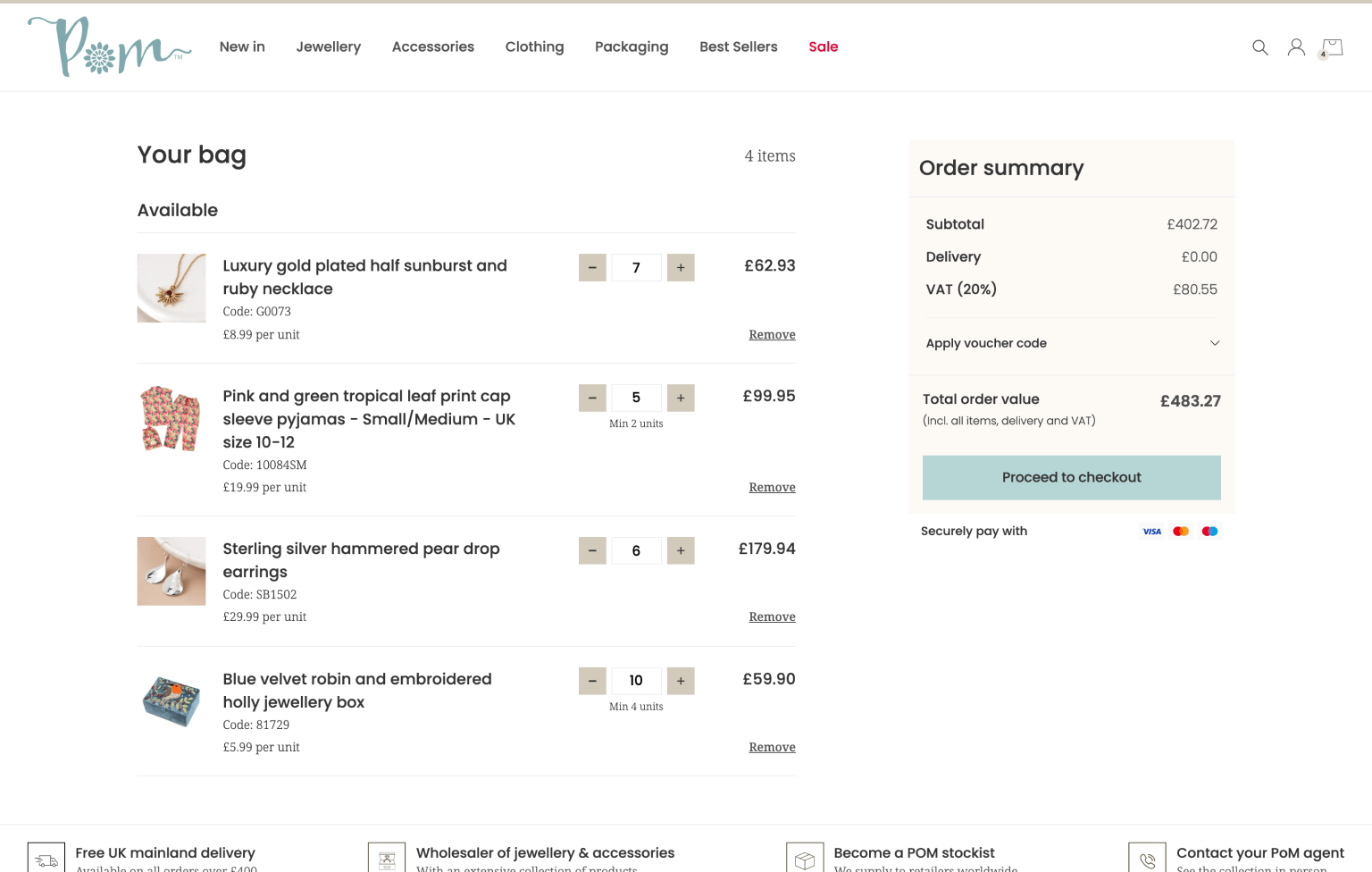Screenshot of desktop device