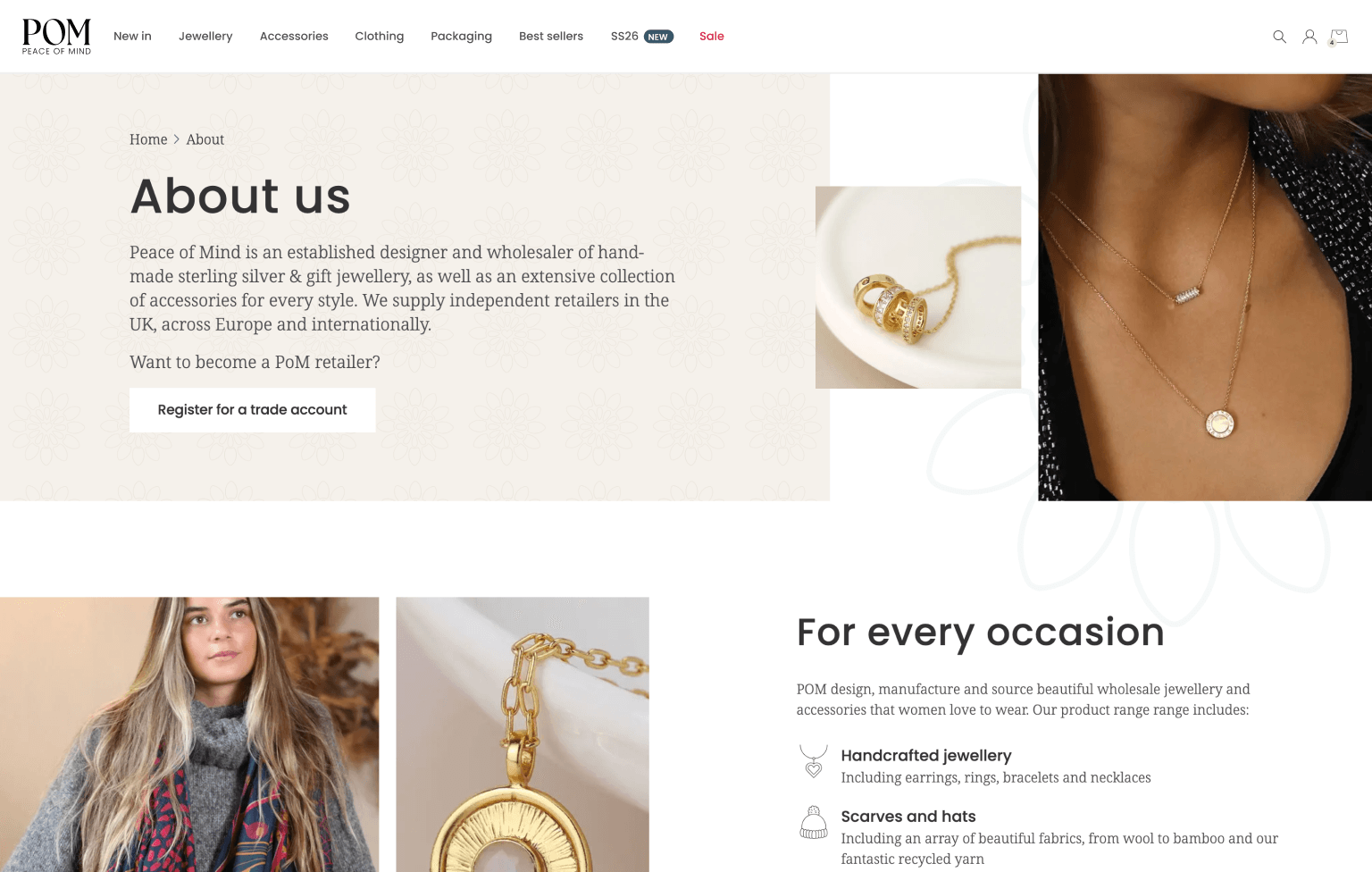 Screenshot of desktop device