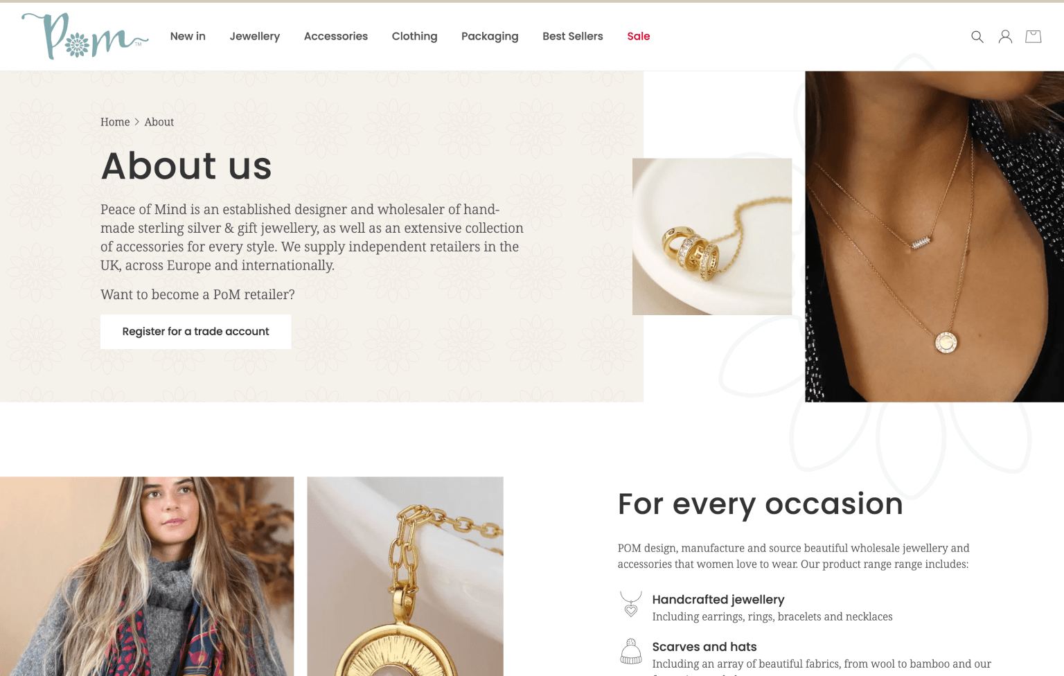 Screenshot of desktop device