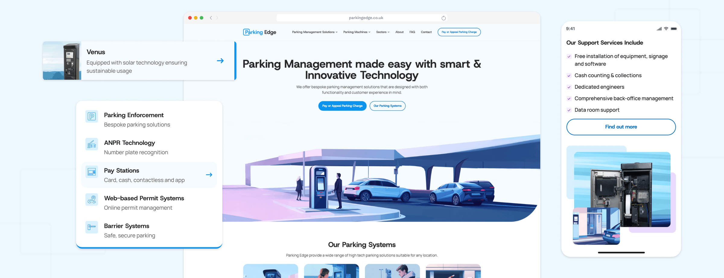 Screenshot of device