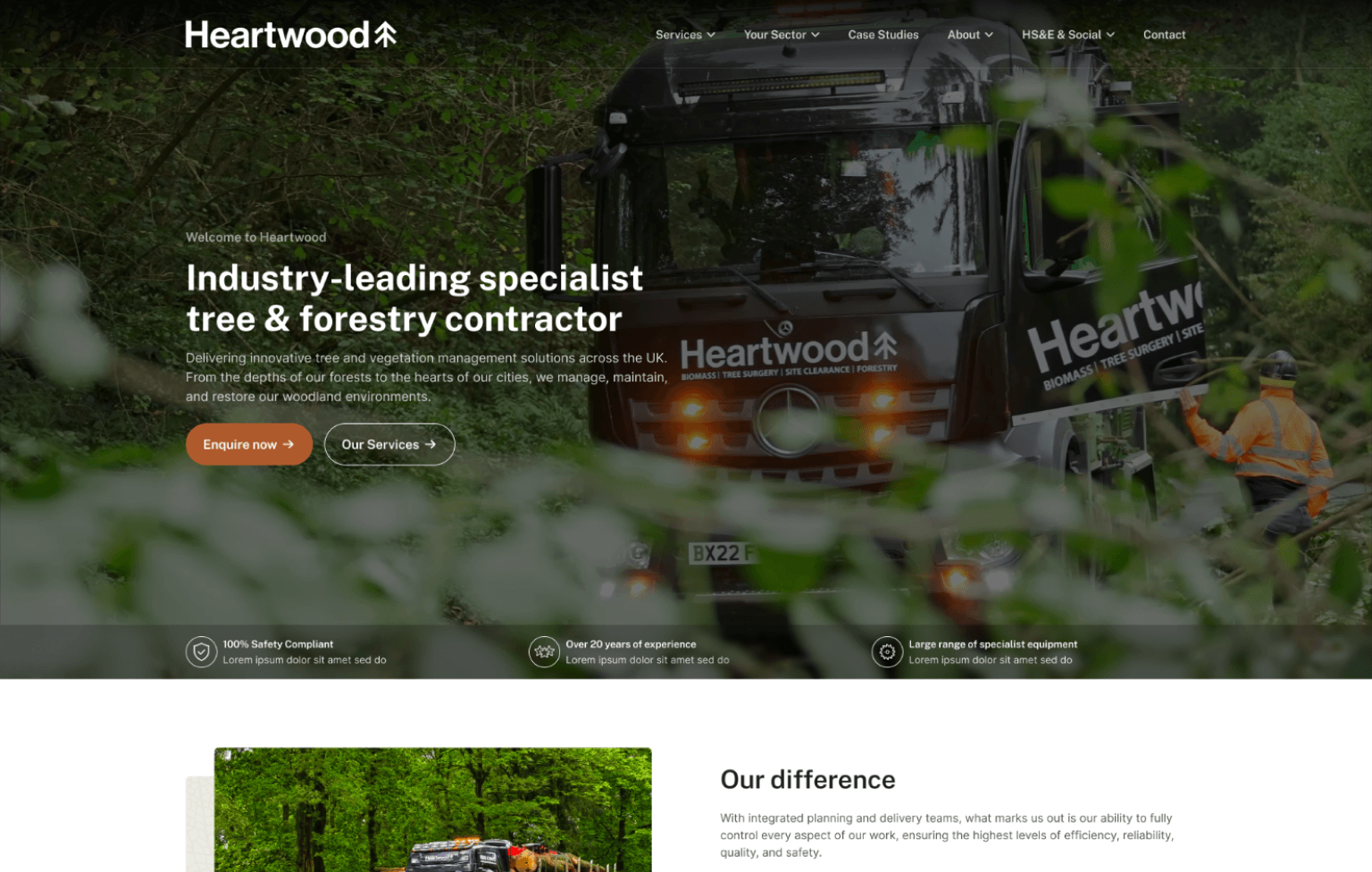 Screenshot of desktop device