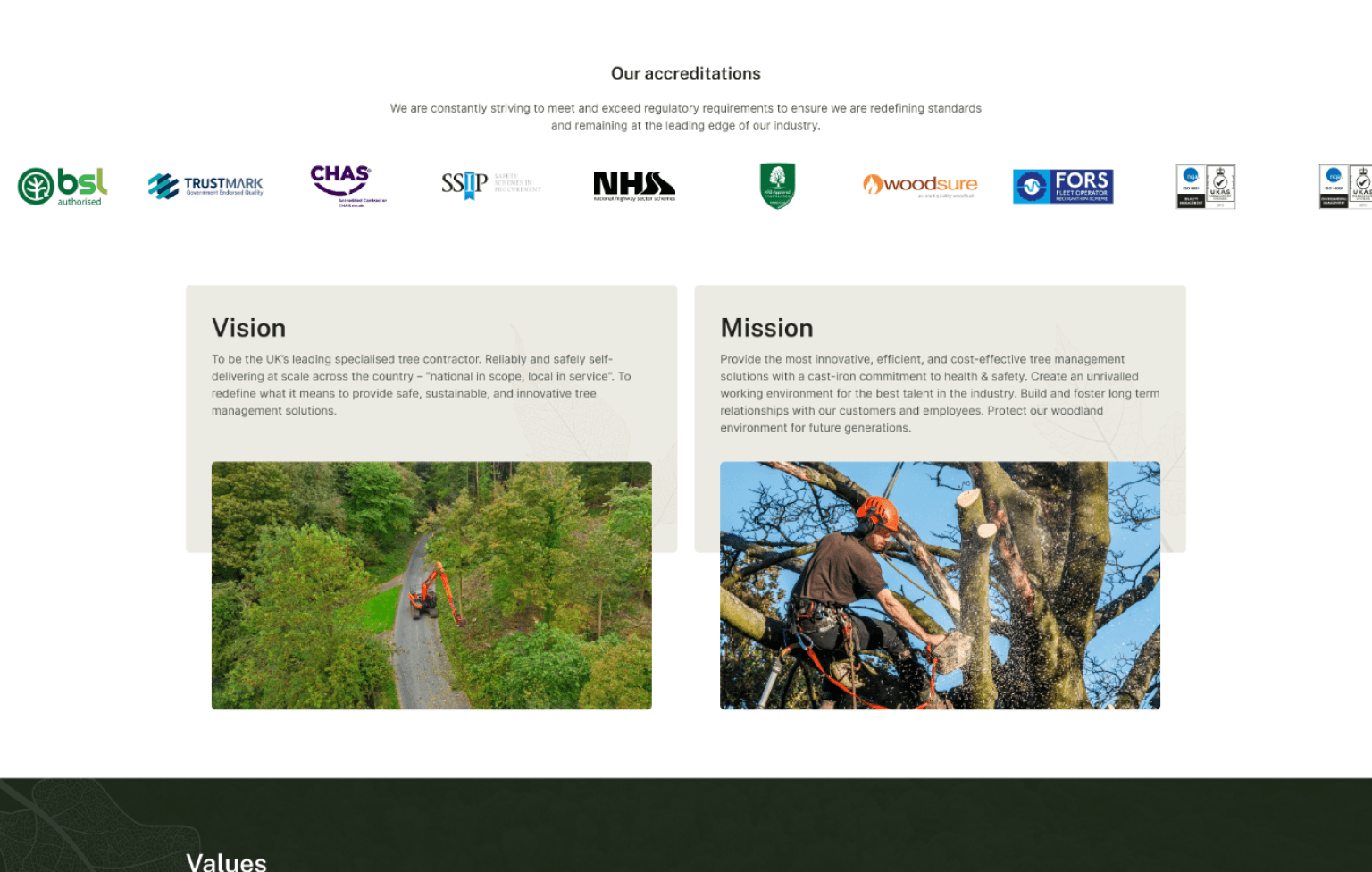Screenshot of desktop device
