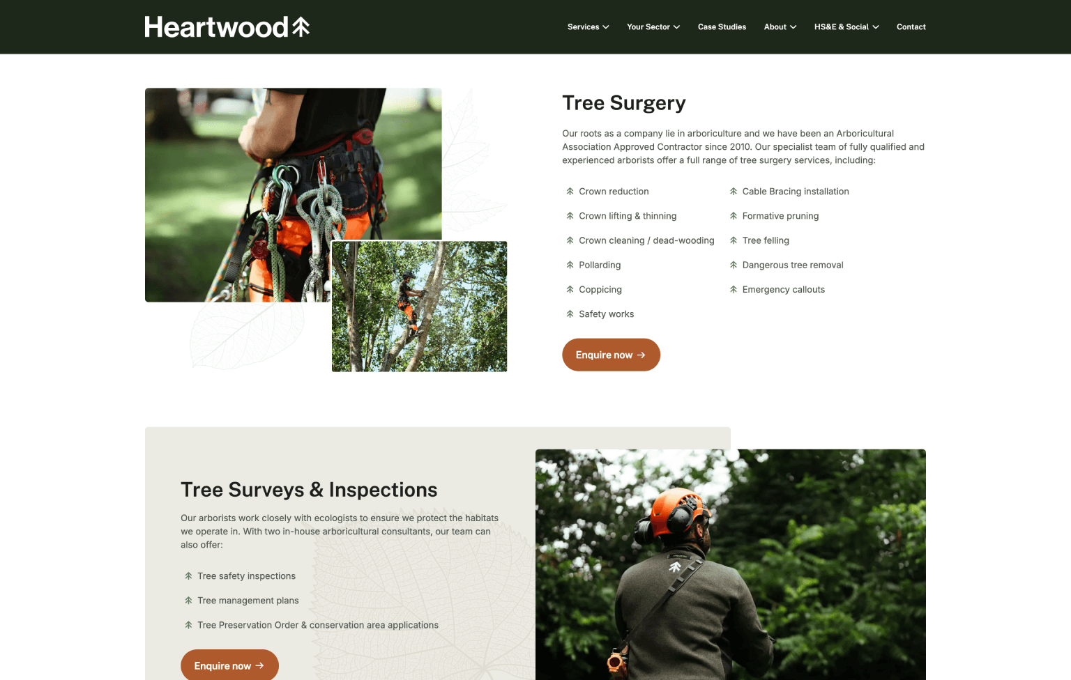 Screenshot of desktop device