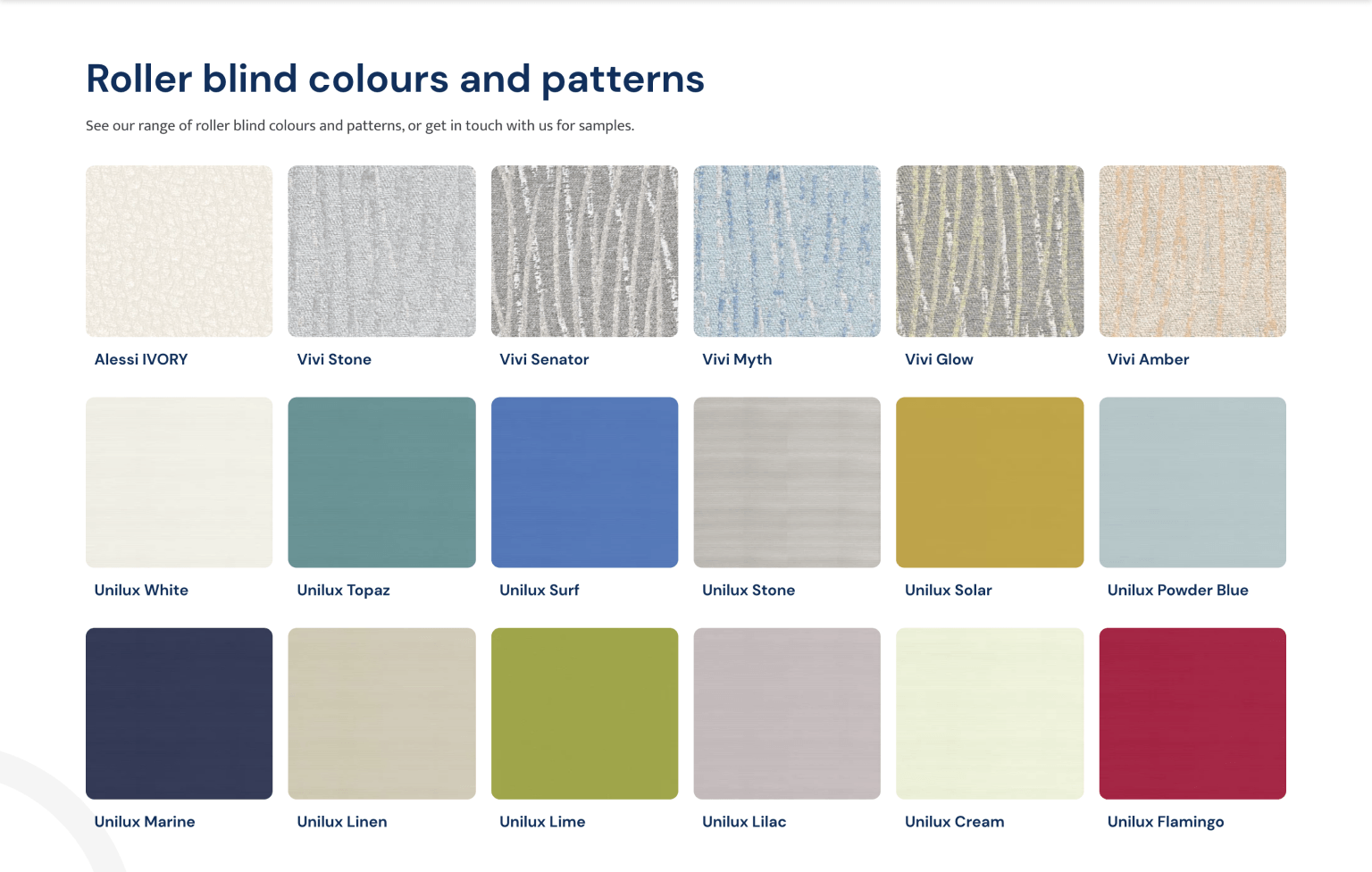 Screenshot of desktop device