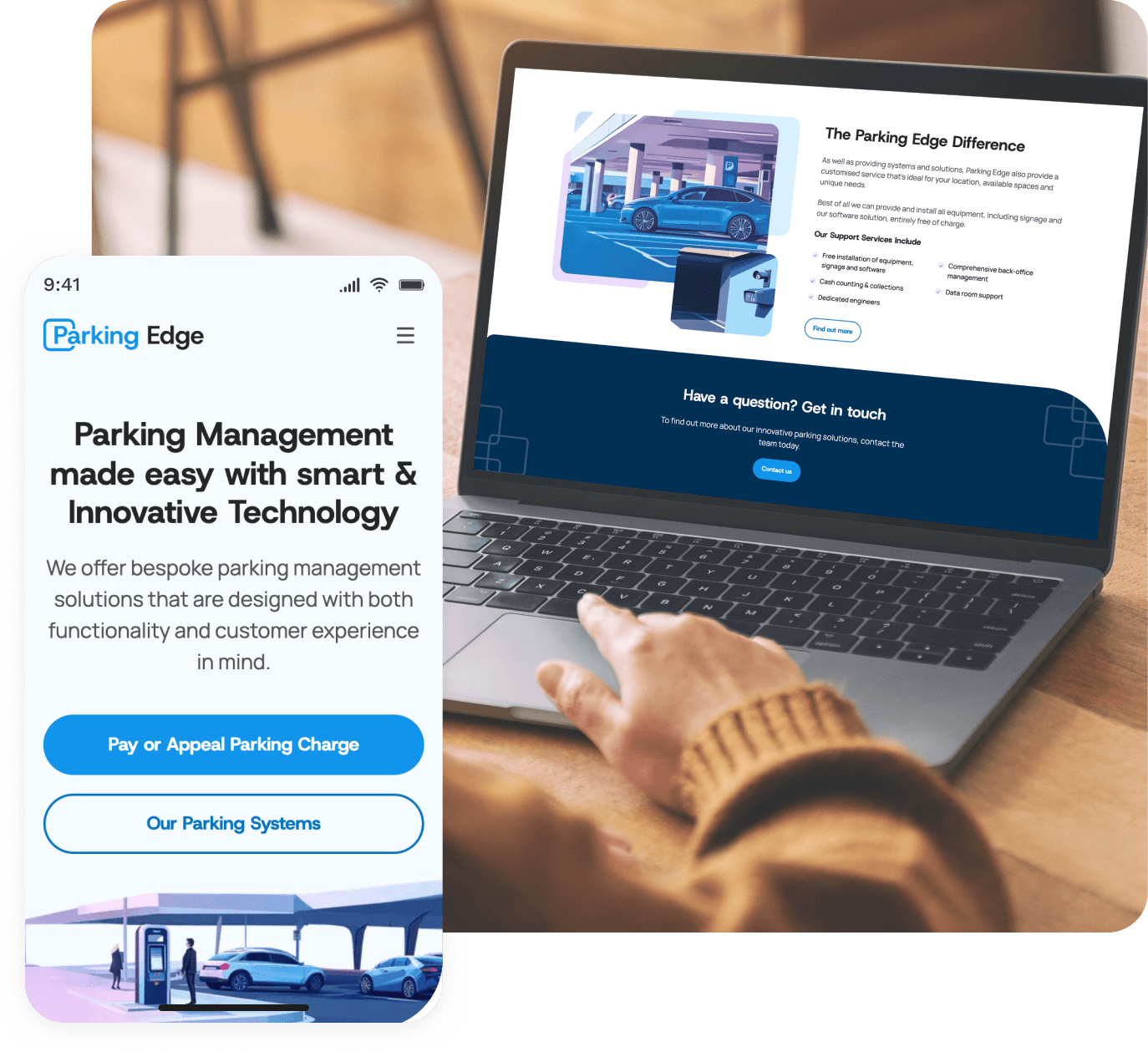 Parking Edge Mockup Image