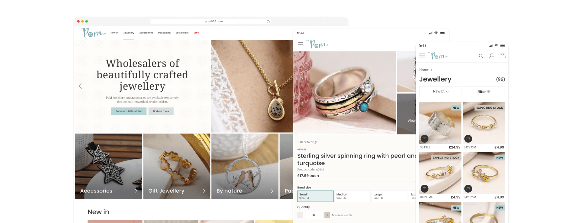 Screenshot of device