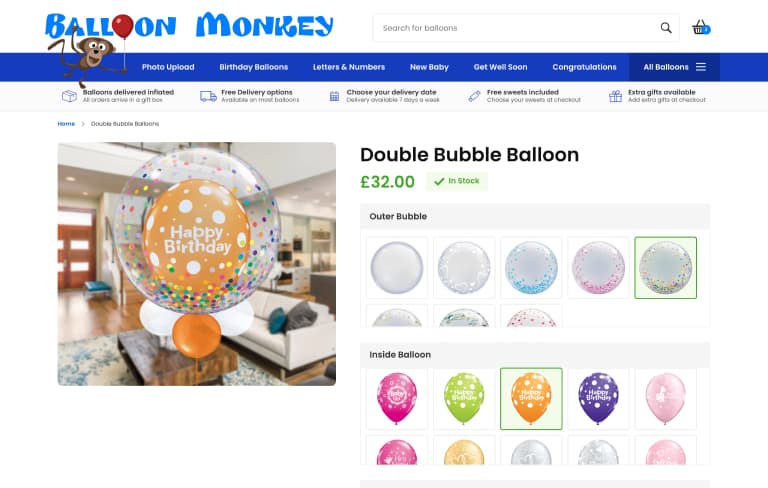 Screenshot of desktop device