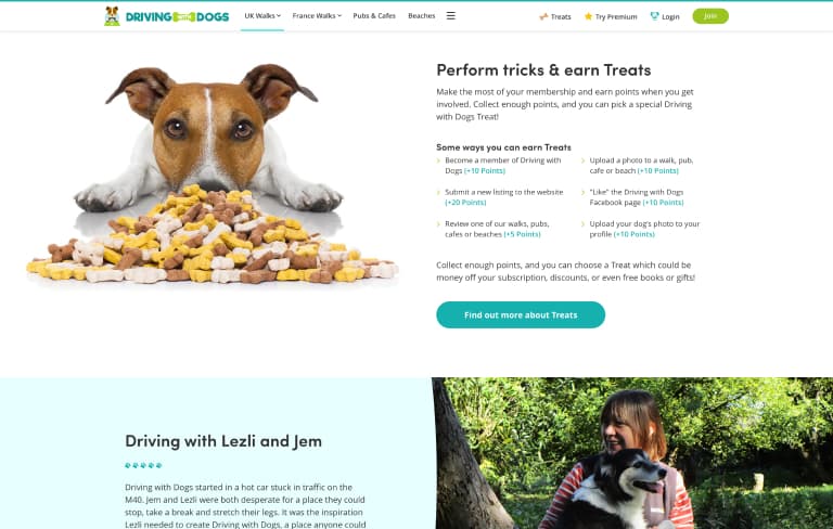 Screenshot of desktop device