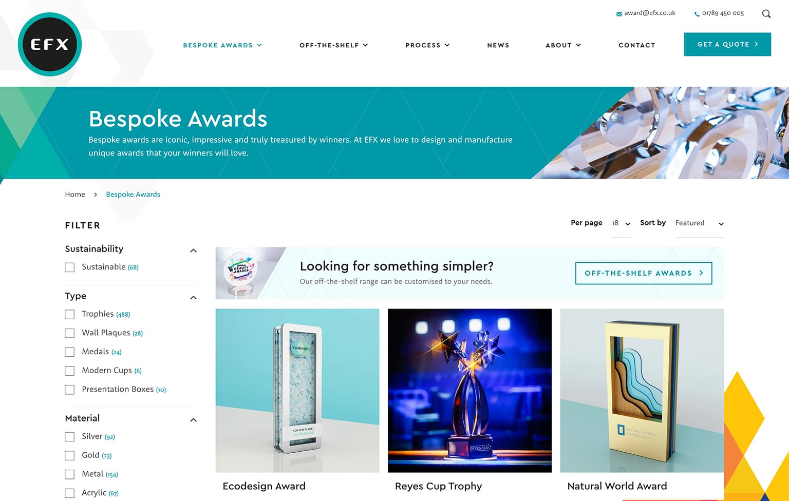 Screenshot of desktop device