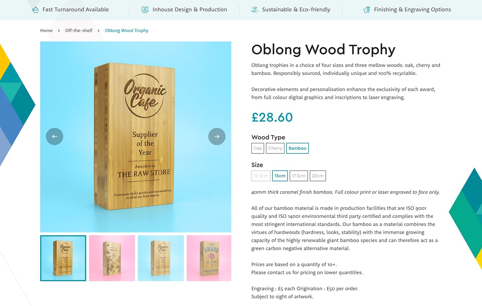 Screenshot of desktop device