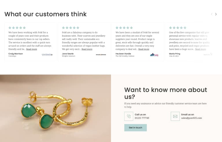 Screenshot of desktop device