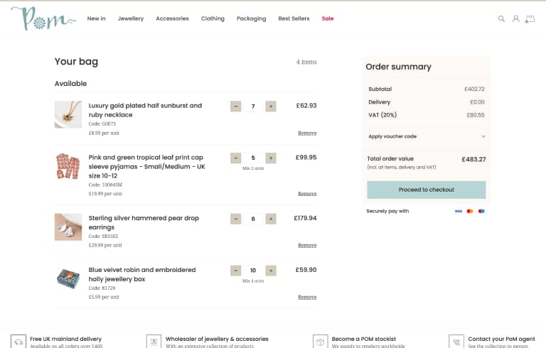 Screenshot of desktop device
