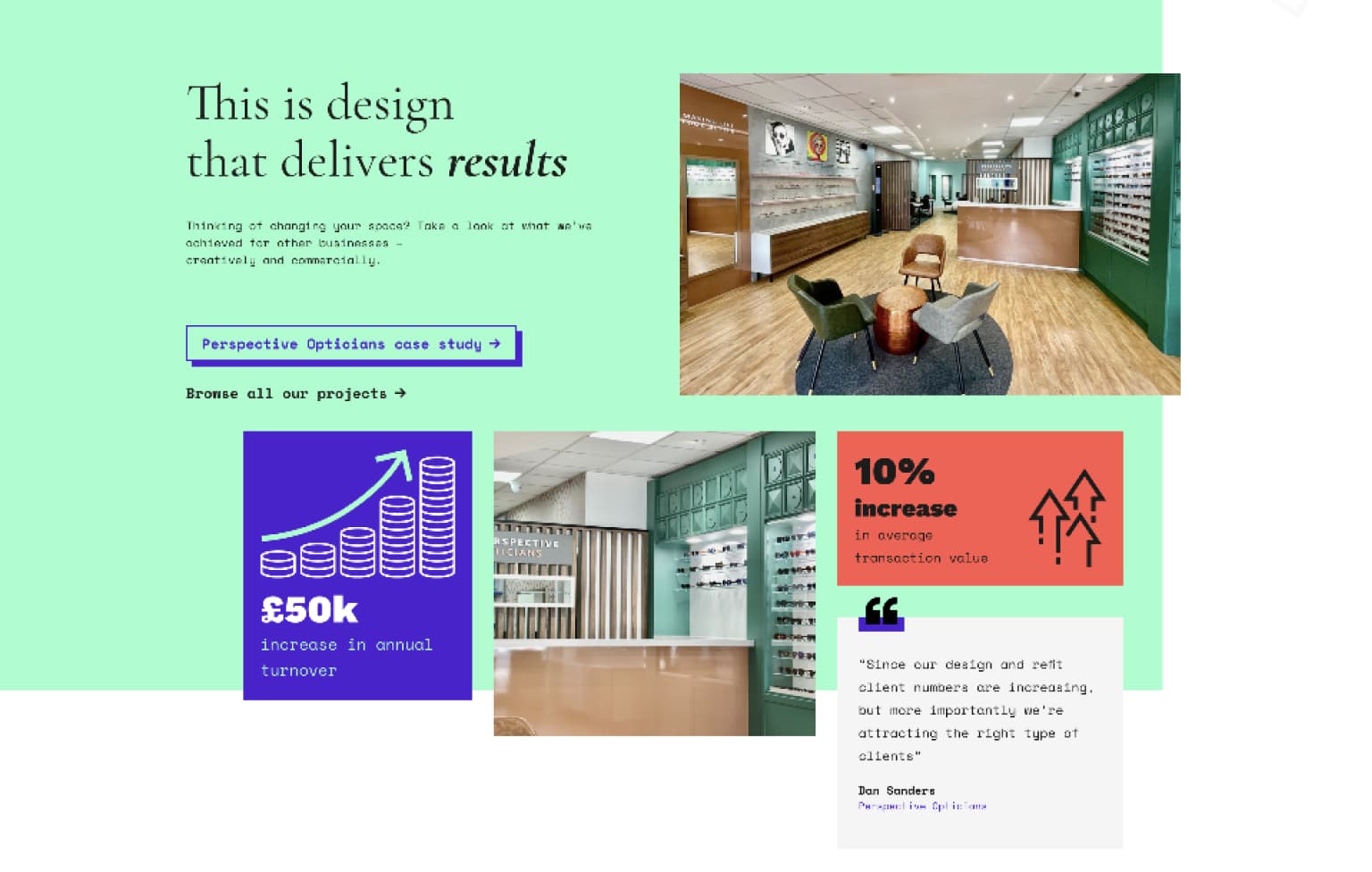 Screenshot of desktop device