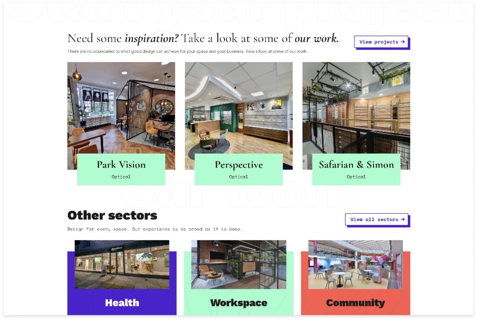 Screenshot of desktop device