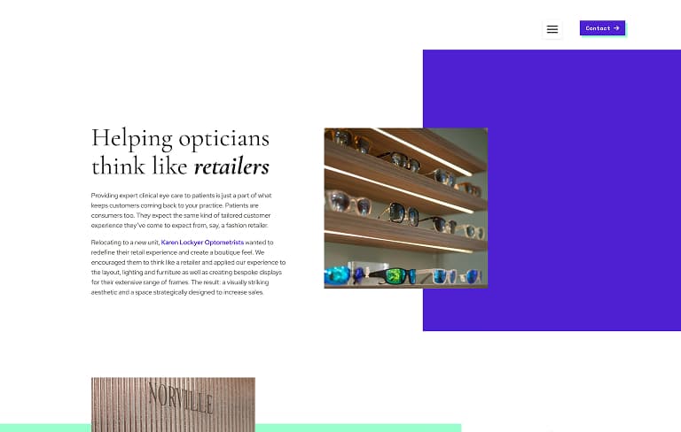 Screenshot of desktop device