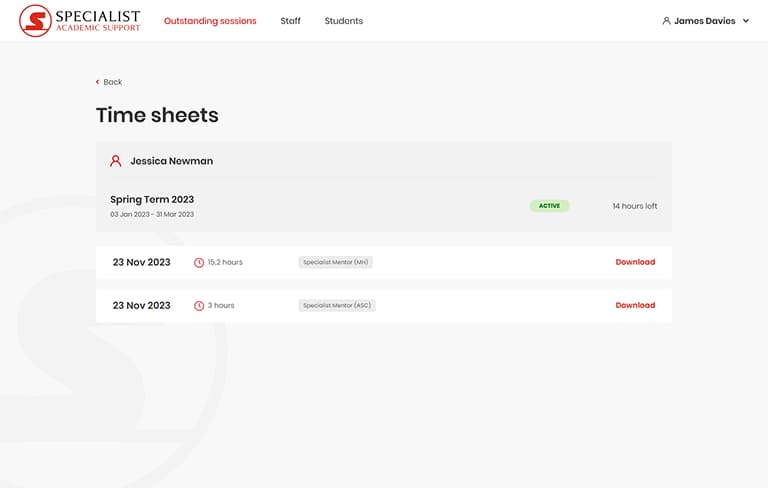 Screenshot of desktop device