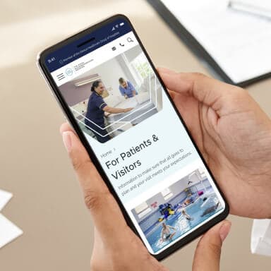 the royal buckinghamshire hospital website mockup