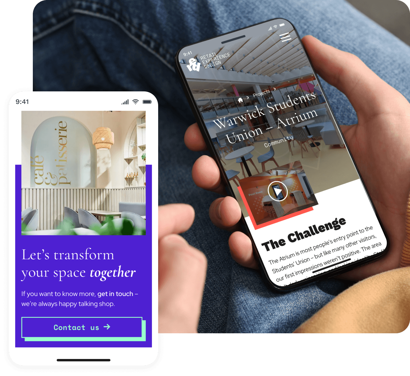 Retail Experience Design Mockup Image
