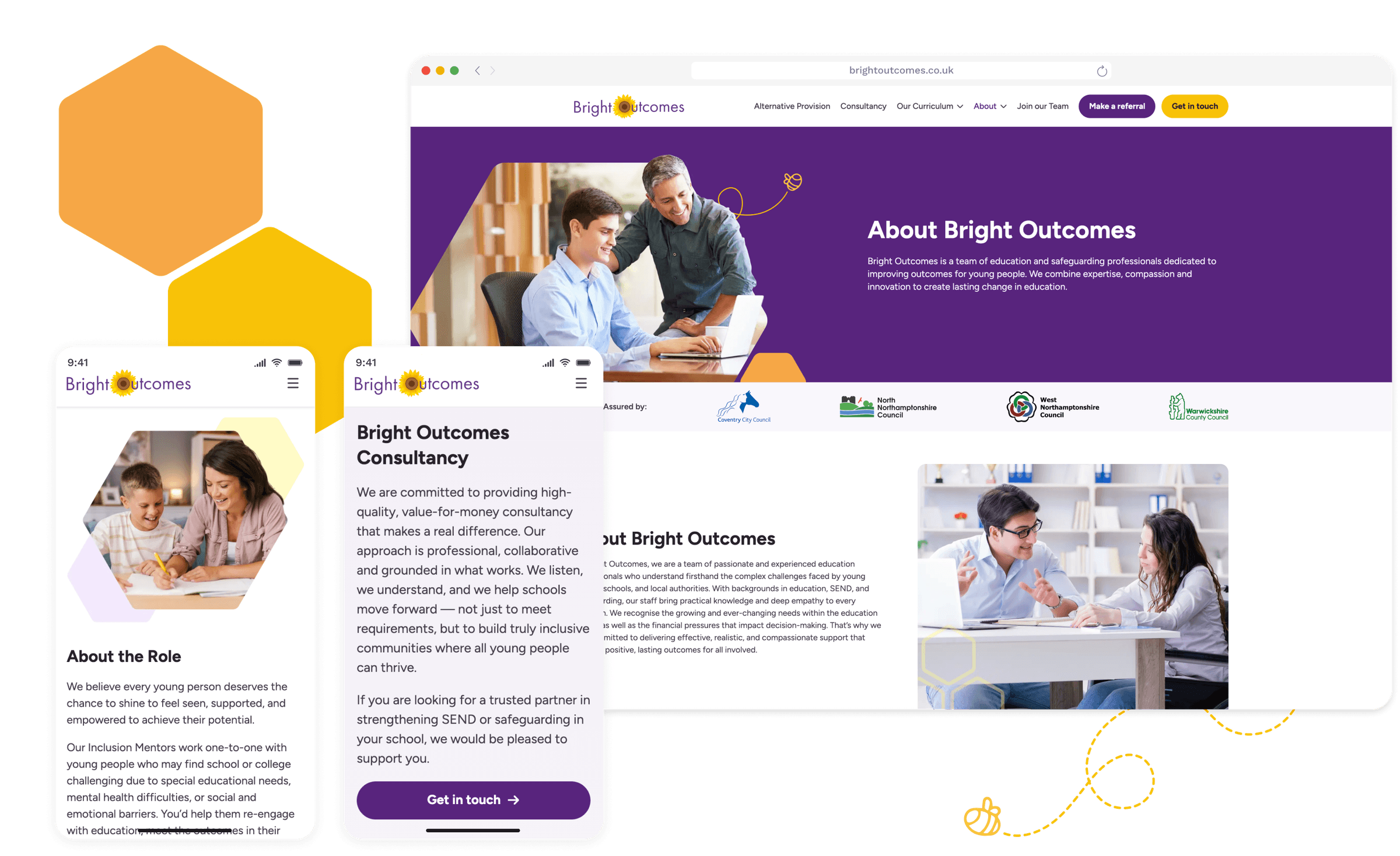Bright Outcomes Mockup