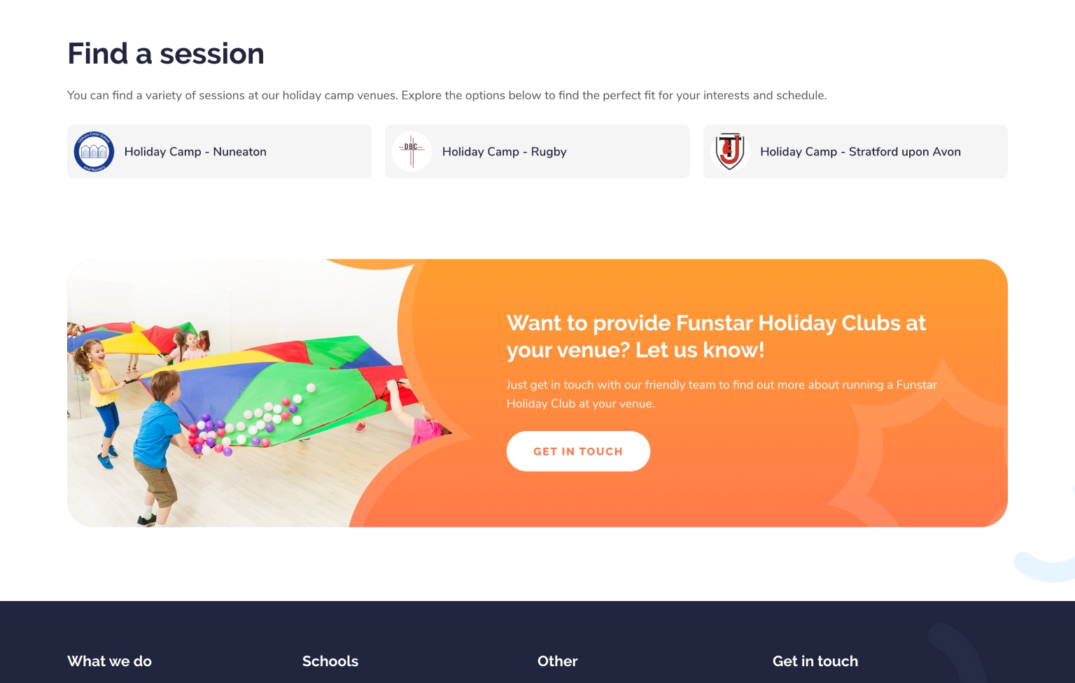 Screenshot of desktop device