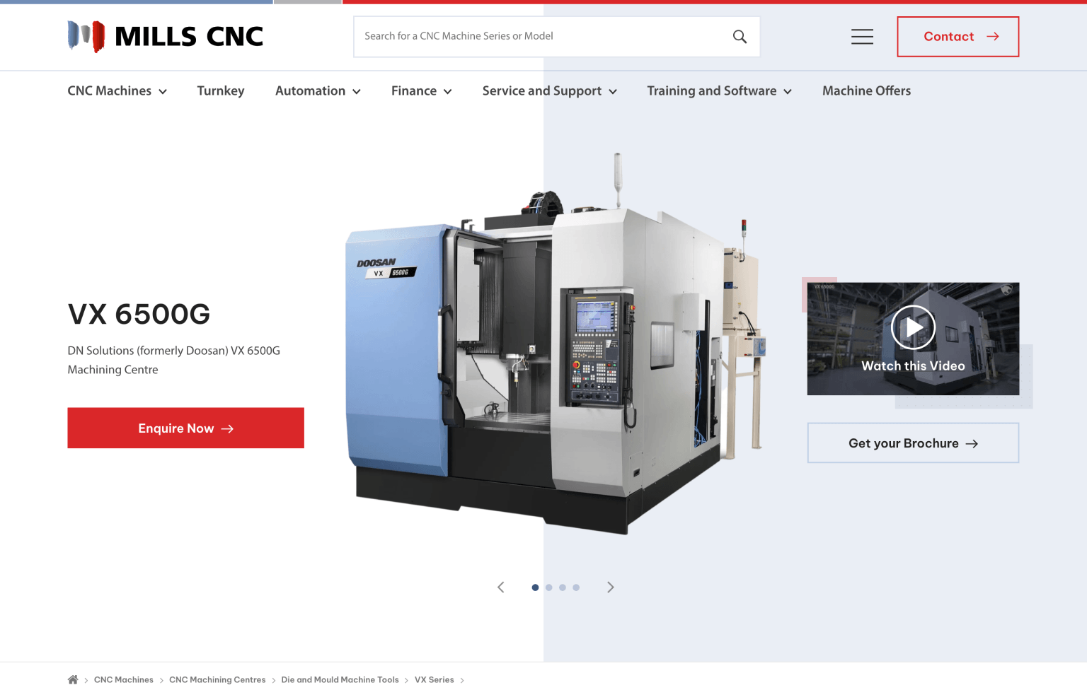 Screenshot of desktop device