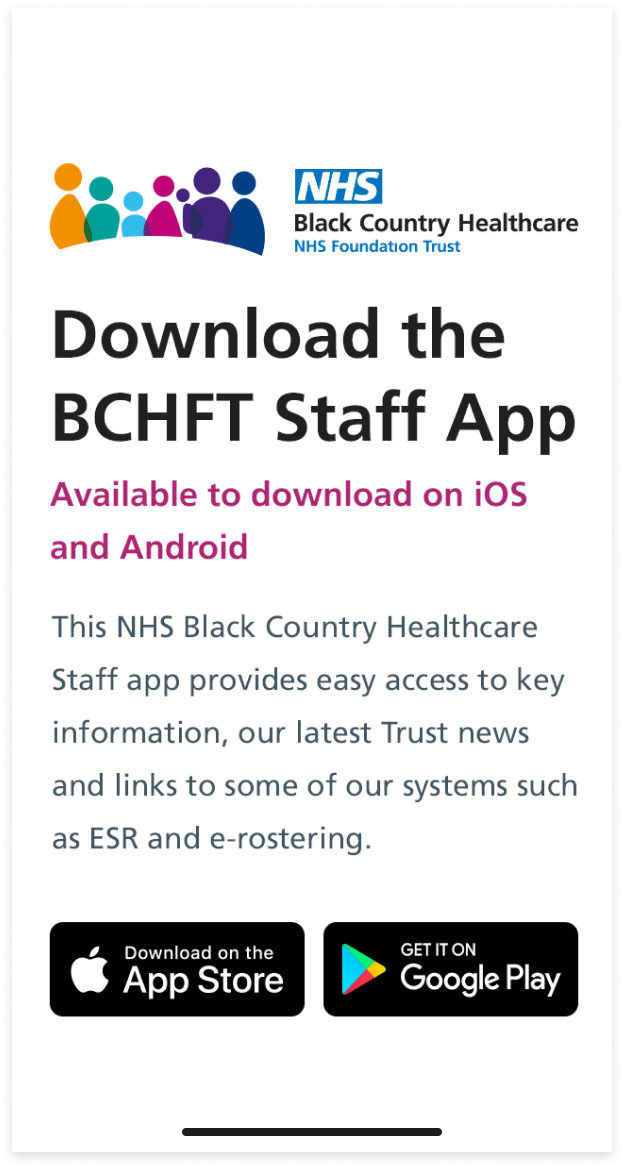 Screenshot of mobile device