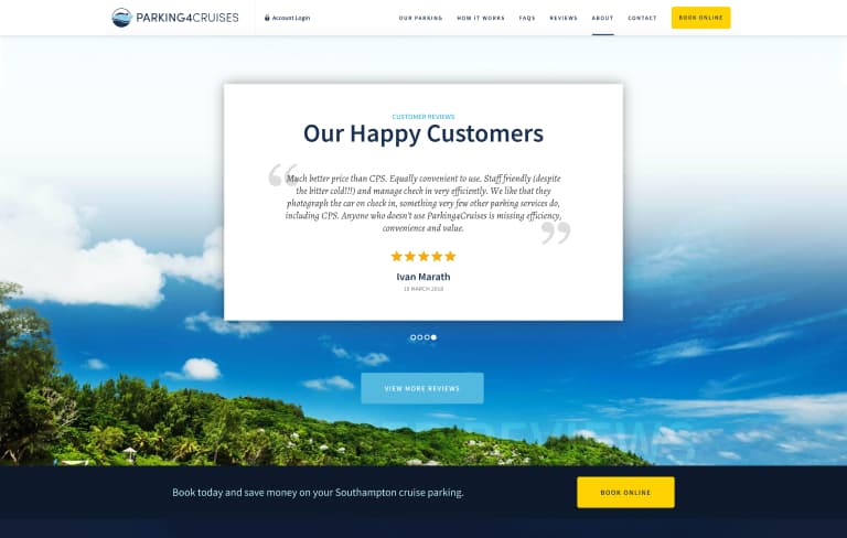 Screenshot of desktop device