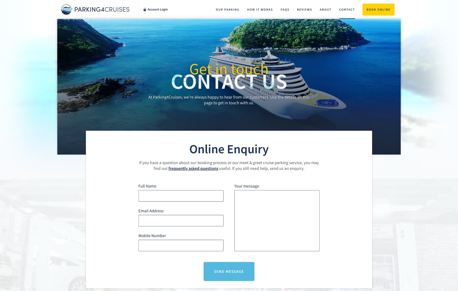 Screenshot of desktop device