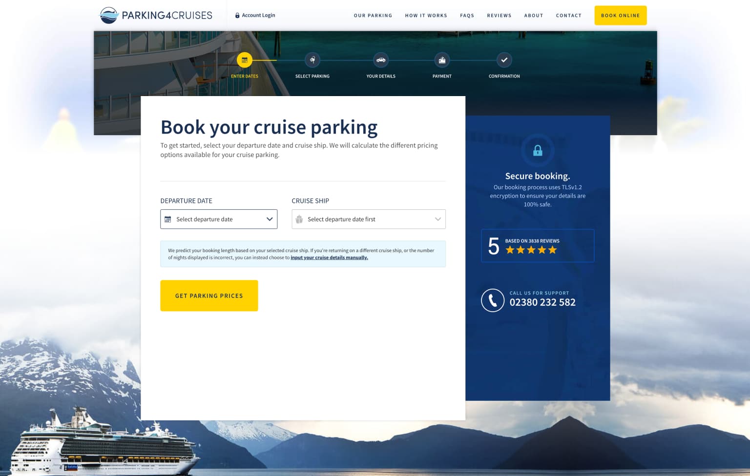Screenshot of desktop device