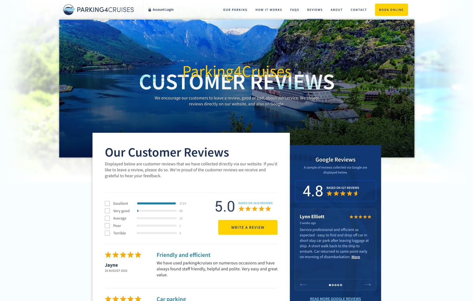 Screenshot of desktop device