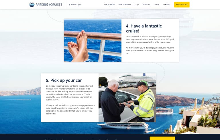 Screenshot of desktop device