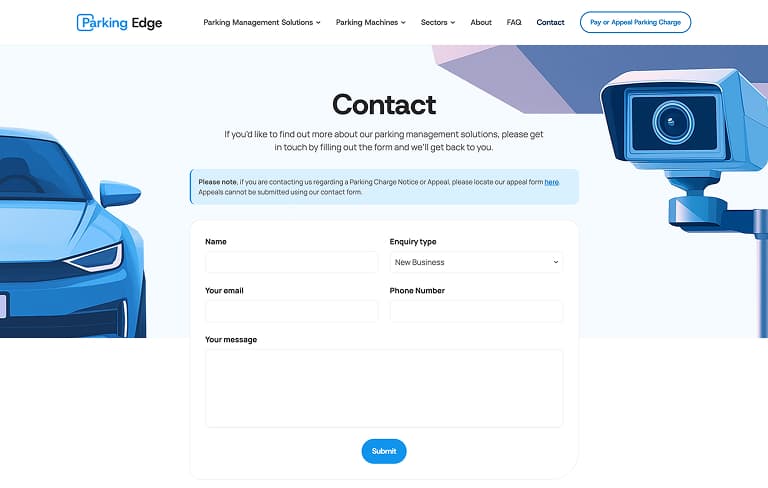 Screenshot of desktop device
