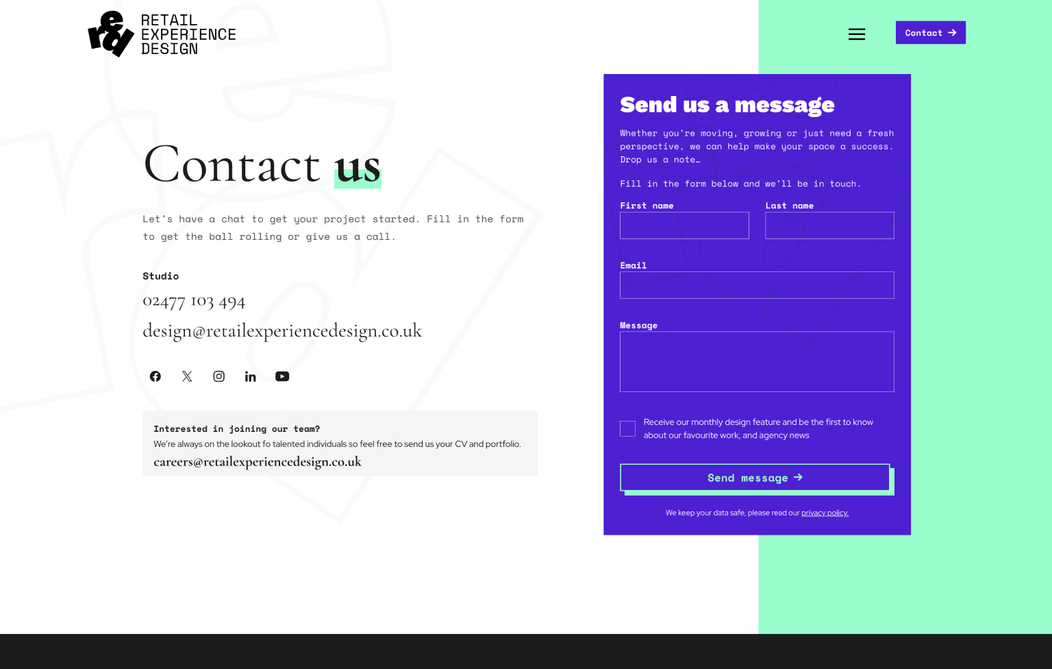 Screenshot of desktop device