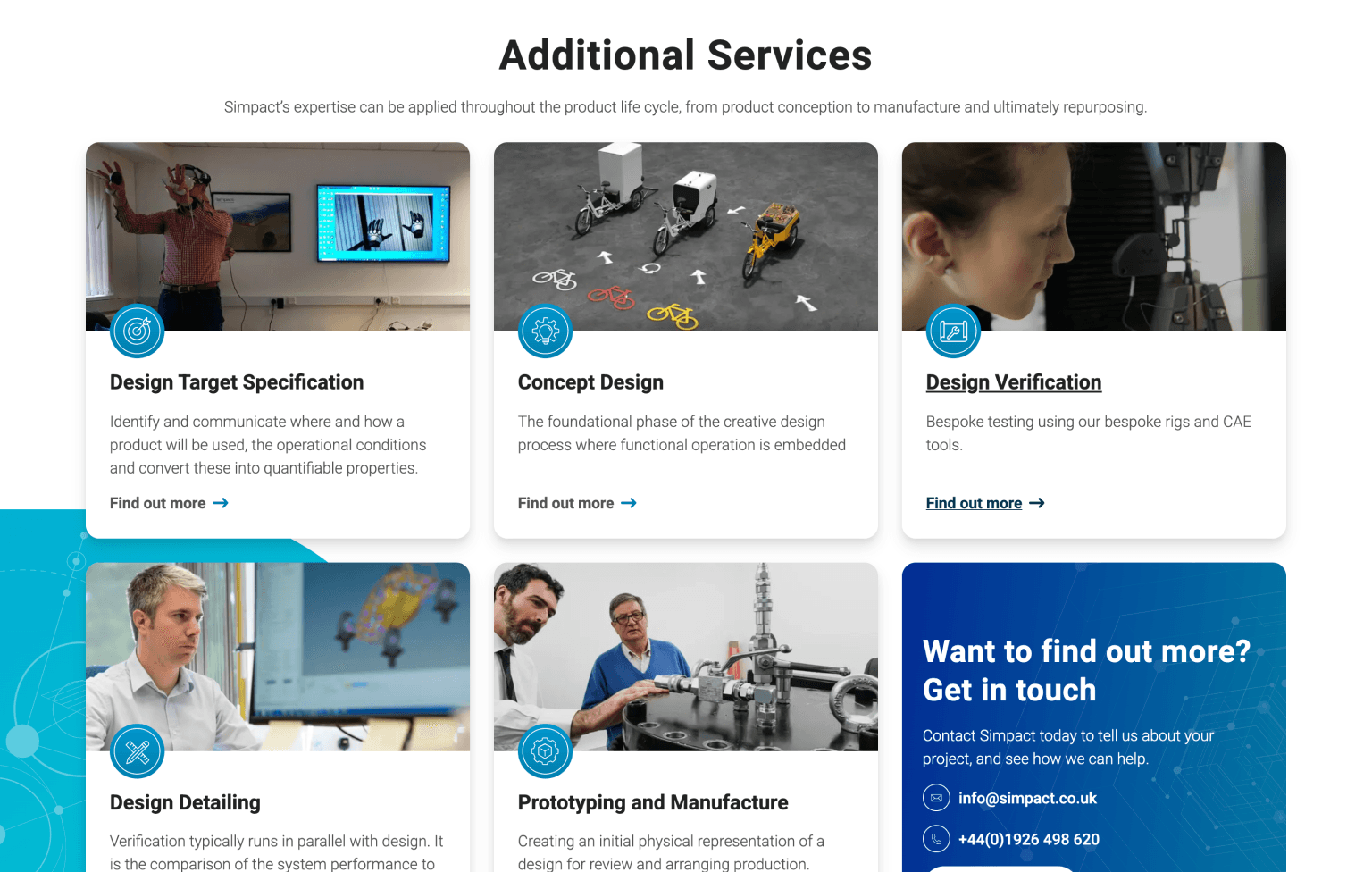 Screenshot of desktop device