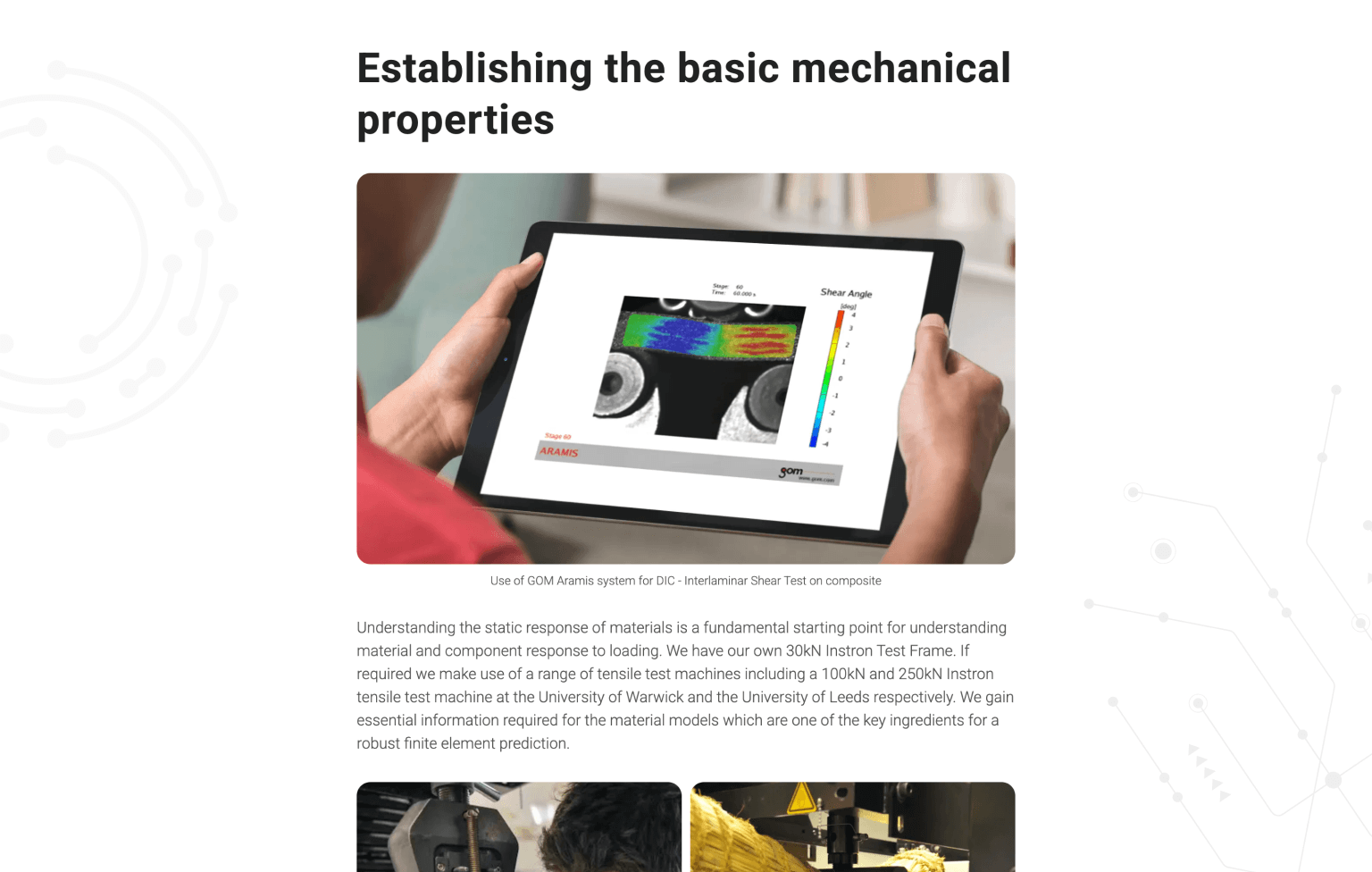 Screenshot of desktop device