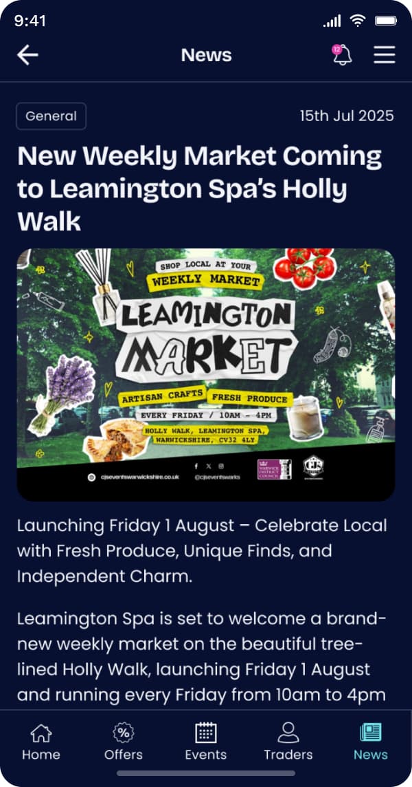 Screenshot of mobile device