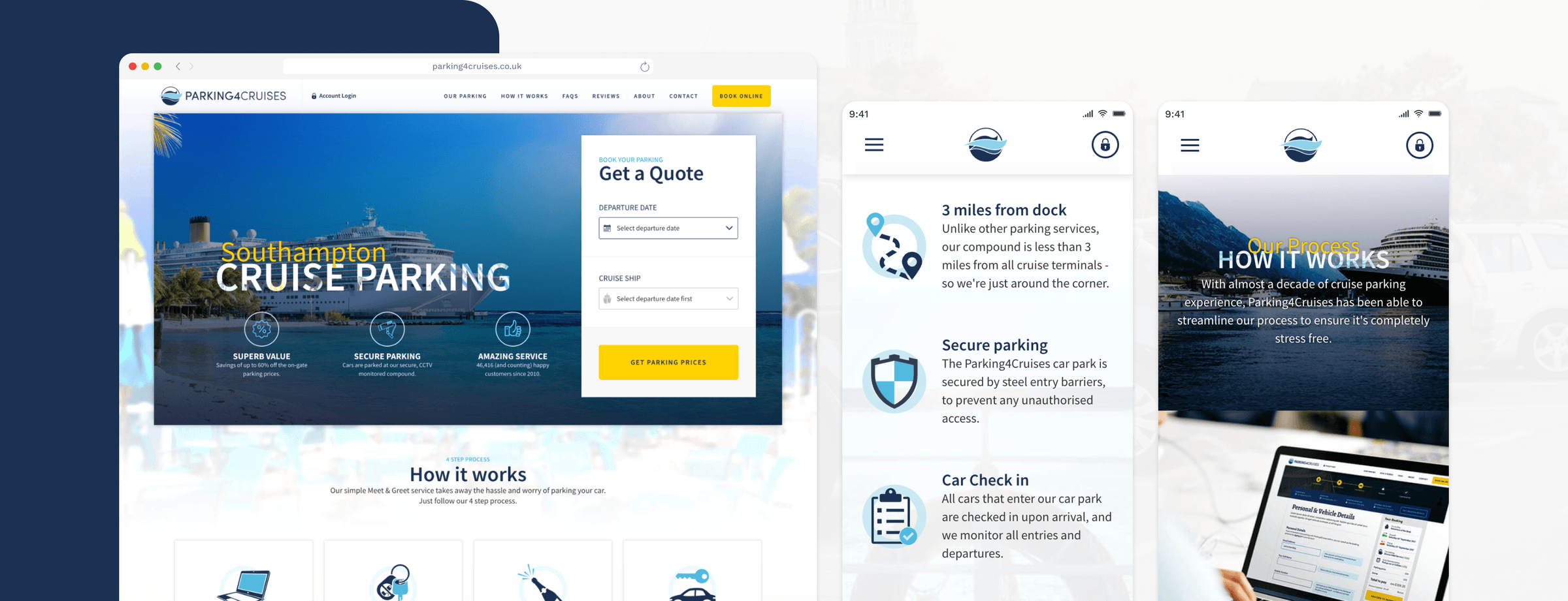 Screenshot of device