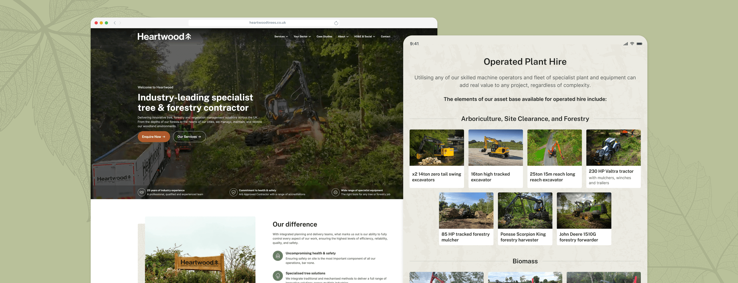 Screenshot of device